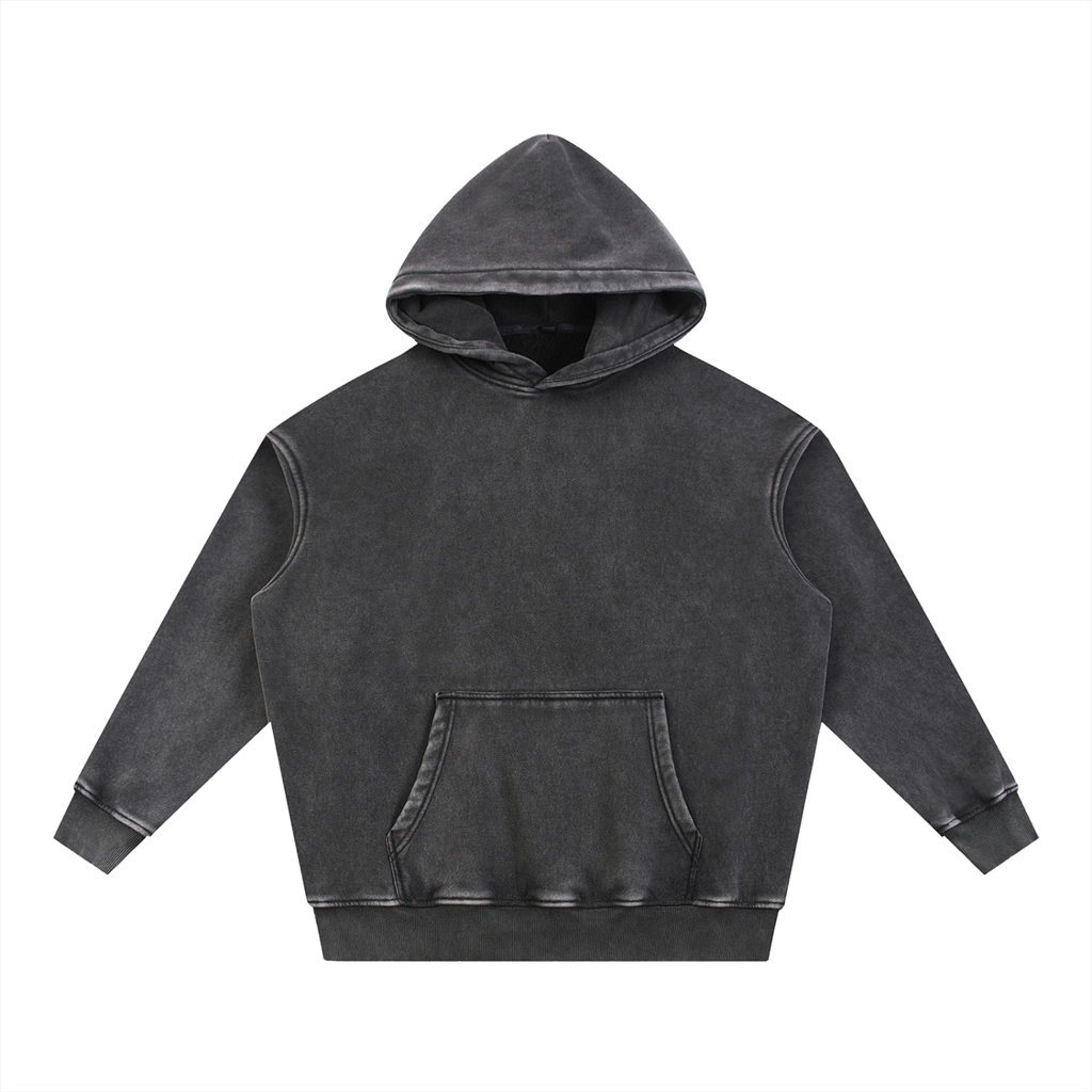 Bluntz Snow Wash Fleece Oversize Hoodie