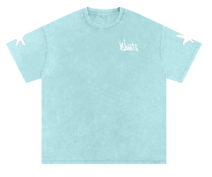 Light Blue w/ White