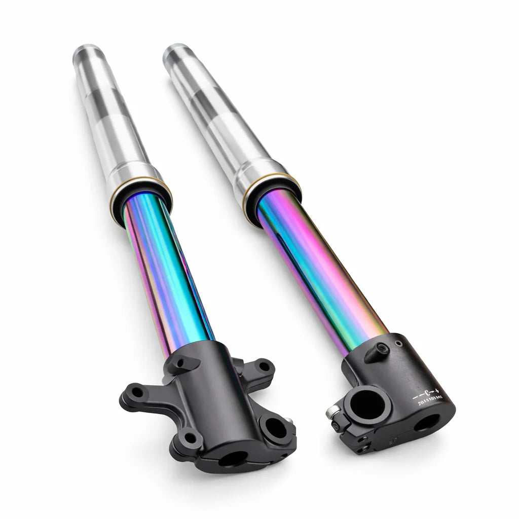 ADJUSTABLE ETM RTR "OIL SLICK" FORKS