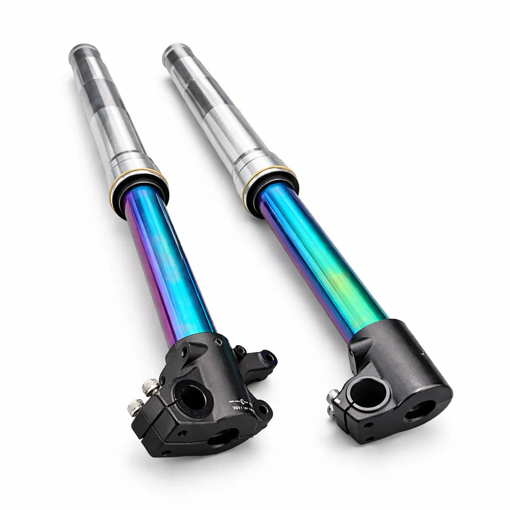 ADJUSTABLE ETM RTR "OIL SLICK" FORKS